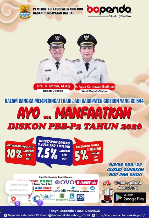 DISNKON PBB-P2 DALAM RANGKA HARI JADI KABUPATEN CIREBON