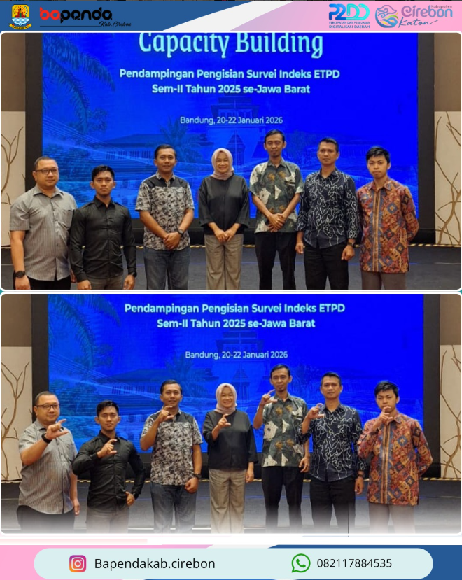 PENDAMPINGAN PENGISIAN SURVEI INDEKS ETPD SEMESTER III TAHUN 2025 SE-JAWA BARAT