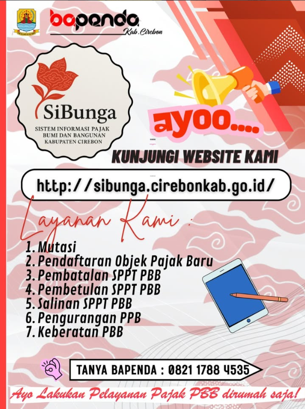 SIBUNGA (Sistem informasi pajak bumi dan bangunan)